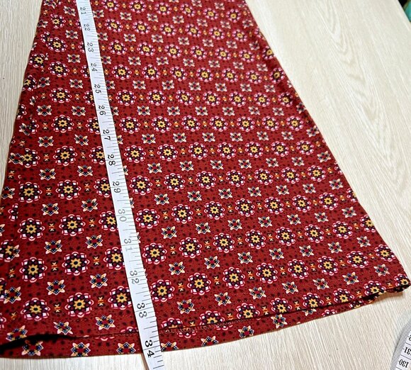 No Boundaries - Flare Leg Stretch Pants Womens XXL Reddish Brown Mosaic Tile - Picture 8 of 10